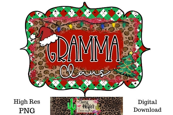 Download Gramma Claus Christmas Dye Sublimation - Gramma Collection