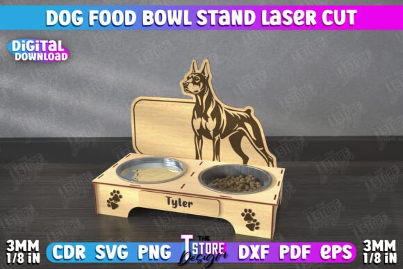 Download Dog Food Bowl Stand | Food Bowl Holder - Premium Resources