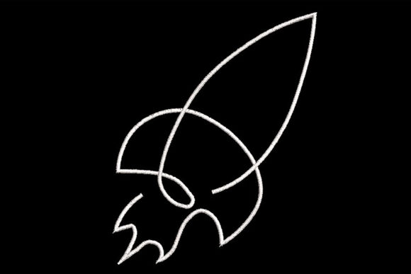 Download Minimalistic One Line Rocket - Mini Collection