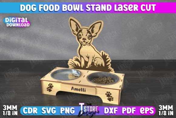 Download Dog Food Bowl Stand | Food Bowl Holder - Premium Resources